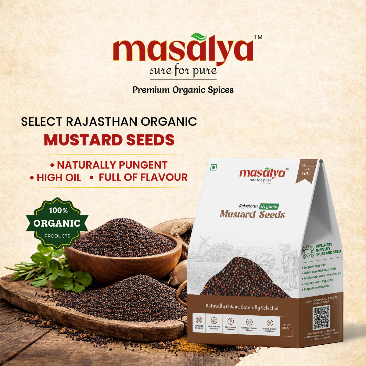 Rajasthan Organic Mustard Seeds
