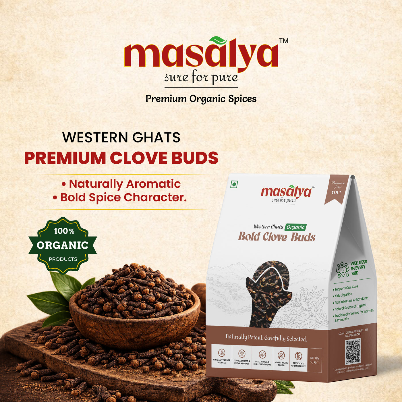 Western Ghats Organic Bold Clove Buds