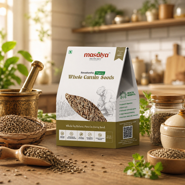 Banaskantha's Organic Whole Cumin Seeds