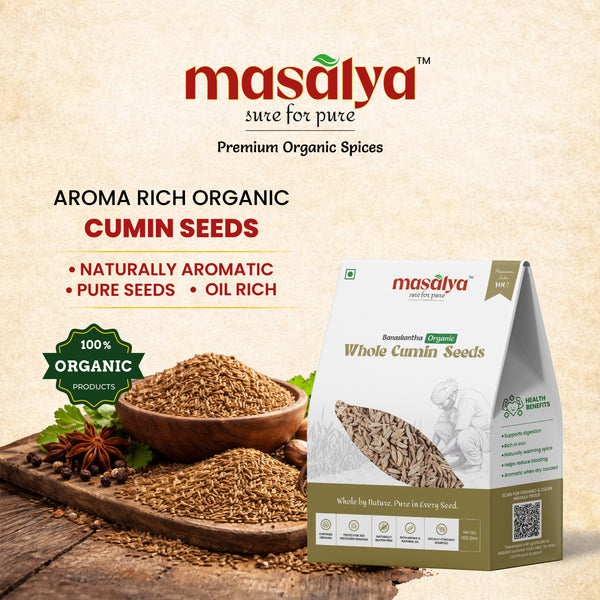 Banaskantha's Organic Whole Cumin Seeds