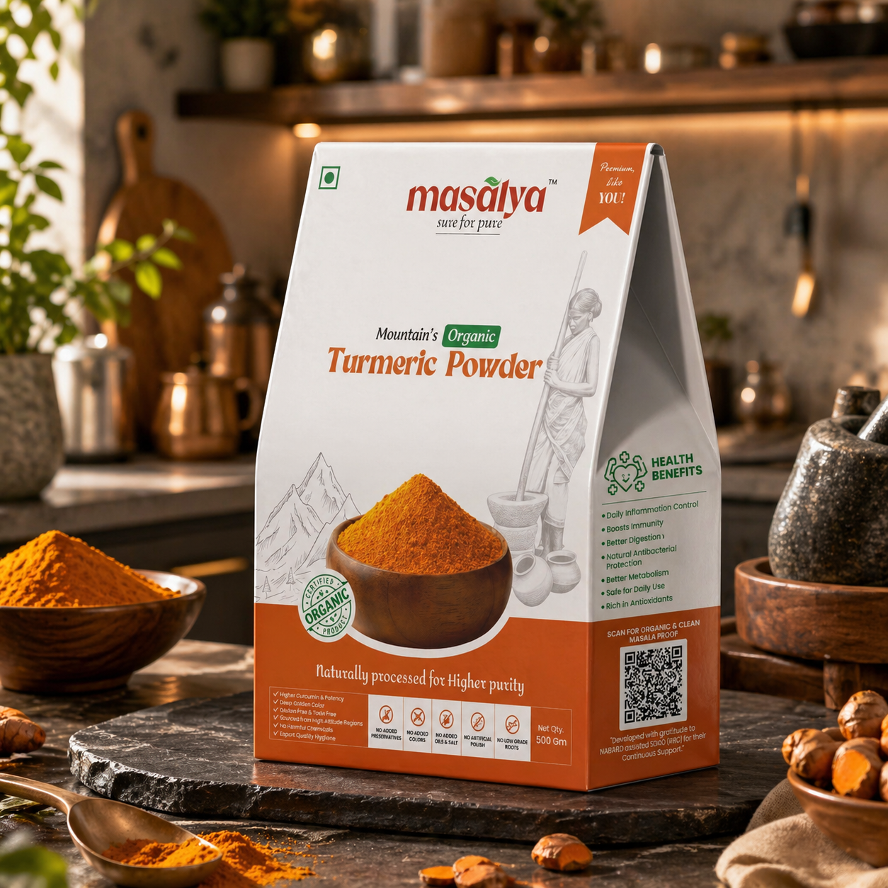Mountain’s Organic Turmeric Powder